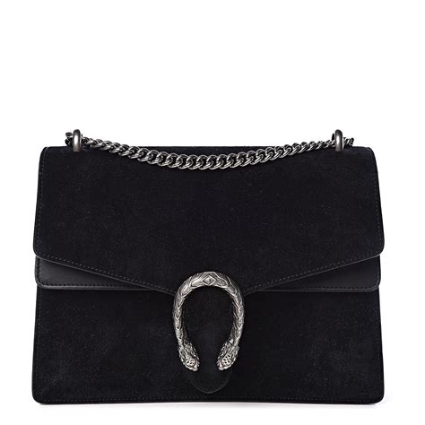 gucci dionysus bag black suede